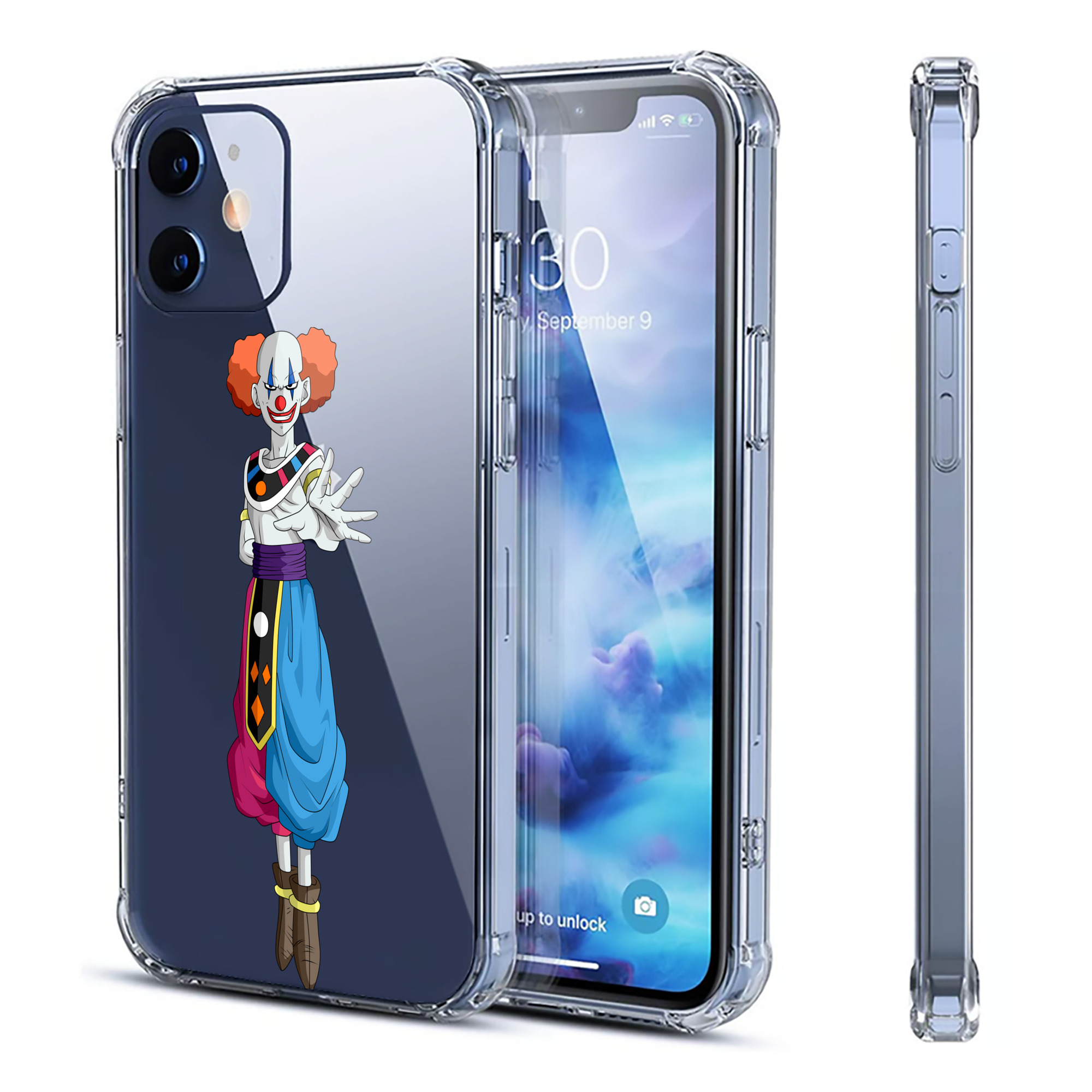 （画像用） ドラゴンボール DRAGON BALL 【iPhone 12シリーズ対応】透明スマホケース（クリアソフトケース）